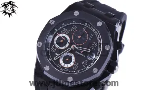 Royal Oak Offshore 26205AU "GINZA 7" Forged Carbon JF Best Edition on Rubber Strap A3126 V2