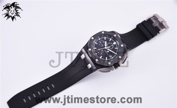 Royal Oak Offshore Chrono 44mm Forged Carbon JF 1:1 Best Edition A3126 V2 w/ Cyclops - Image 4