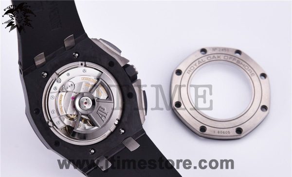 Royal Oak Offshore Chrono 44mm Forged Carbon JF 1:1 Best Edition A3126 V2 w/ Cyclops - Image 10