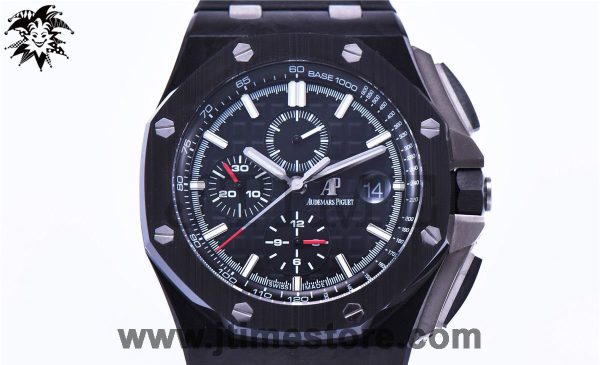 Royal Oak Offshore Chrono 44mm Forged Carbon JF 1:1 Best Edition A3126 V2 w/ Cyclops - Image 3