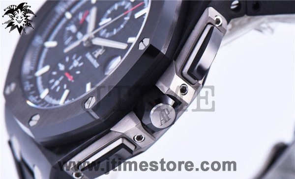Royal Oak Offshore Chrono 44mm Forged Carbon JF 1:1 Best Edition A3126 V2 w/ Cyclops - Image 12