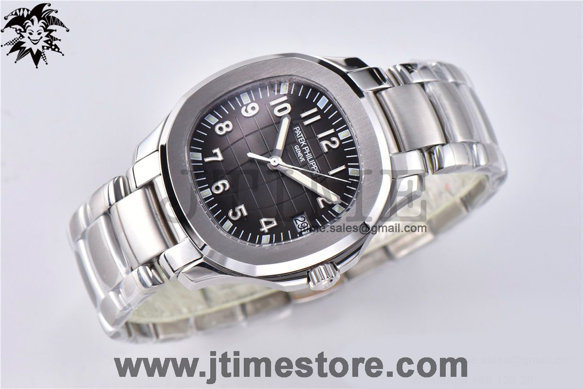 Aquanaut 5167 SS 3KF Best Edition Black Dial on SS Bracelet A324 Super Clone - Image 3