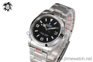 Explorer I 124270 36mm EWF Best Edition 904L Black Dial on SS Bracelet Asia 3230
