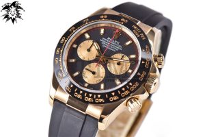 Daytona 116518 LN Paul Newman ARF 1:1 Best Edition Black Dial on Oysterflex Strap A4130 Super Clone