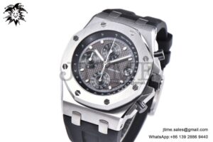 Royal Oak Offshore 42mm SS APF 1:1 Best Edition Gray Dial on Black Rubber Strap A4404