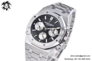 Royal Oak Chrono 26331 SS IPF 1:1 Best Edition Black/White Dial on SS Bracelet A7750