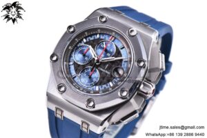 Royal Oak Offshore 44mm SS Michael Schumacher Blue Dial 1:1 JF Best Edition A3126  V2 w/ Cyclops
