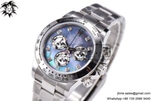Daytona 116519 JHF 1:1 Best Edition  SS Blue MOP Dial on Bracelet A7750 4130
