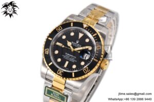 Submariner 116613 LN SS/YG Black Ceramic 904L Steel King 1:1 Best Edition VR3135