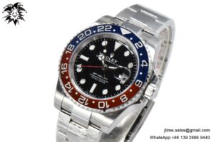 GMT-Master II 126710 BLRO Red/Blue Ceramic 904L Steel Clean Factory Best Edition on Oyster Bracelet VR3186 CHS