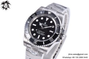 Submariner 114060 No Date Black Ceramic 904L Steel ARF 1:1 Best Edition on SS Bracelet A2824