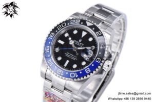 GMT-Master II 126710 BLNR Black/Blue Ceramic 904L Steel Clean Factory Best Edition on Oyster Bracelet DD3285 CHS