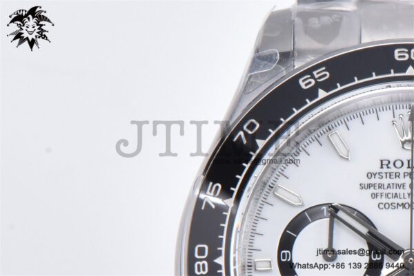 Daytona 116500 Panda Clean  Factory 1:1 Best Edition 904L SS Case and Bracelet White Dial SH4131 - Image 15