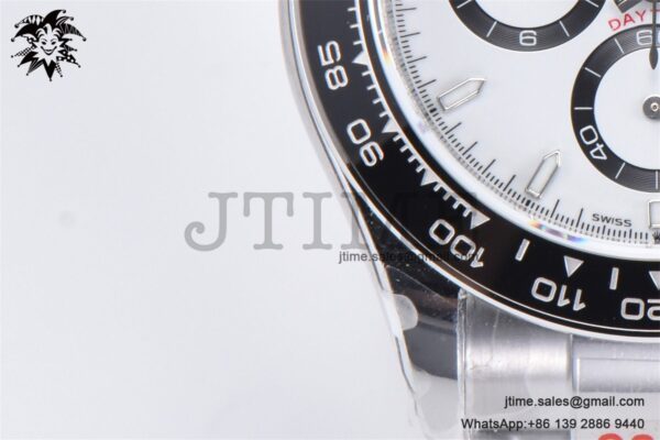 Daytona 116500 Panda Clean  Factory 1:1 Best Edition 904L SS Case and Bracelet White Dial SH4131 - Image 16