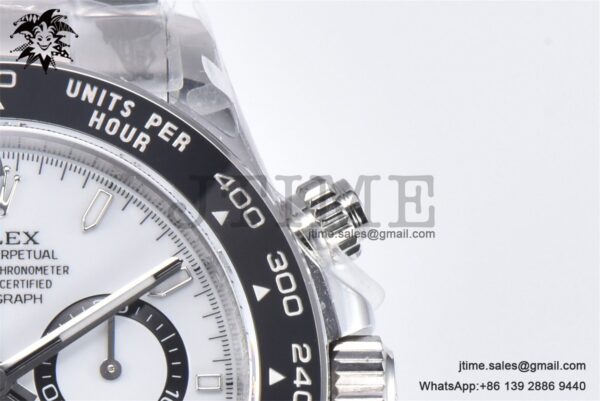 Daytona 116500 Panda Clean  Factory 1:1 Best Edition 904L SS Case and Bracelet White Dial SH4131 - Image 17
