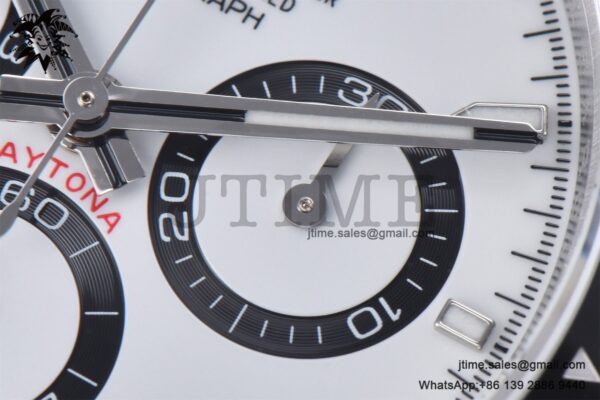 Daytona 116500 Panda Clean  Factory 1:1 Best Edition 904L SS Case and Bracelet White Dial SH4131 - Image 9
