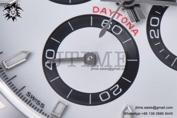 Daytona 116500 Panda Clean  Factory 1:1 Best Edition 904L SS Case and Bracelet White Dial SH4131 - Image 10