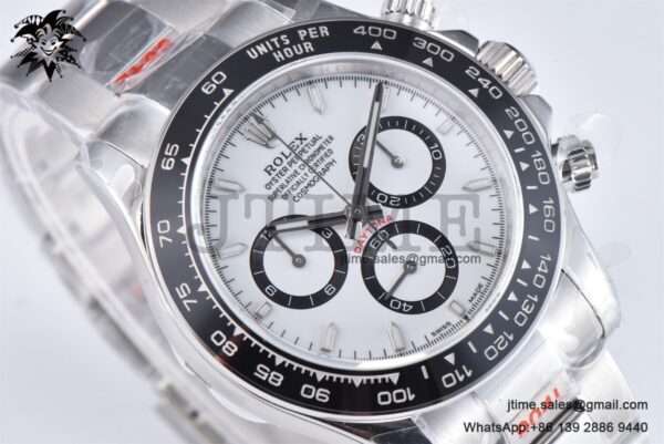 Daytona 116500 Panda Clean  Factory 1:1 Best Edition 904L SS Case and Bracelet White Dial SH4131 - Image 5