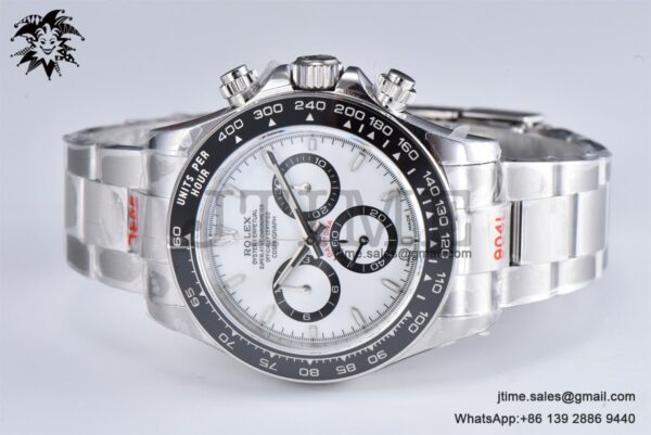 Daytona 116500 Panda Clean  Factory 1:1 Best Edition 904L SS Case and Bracelet White Dial SH4131 - Image 3