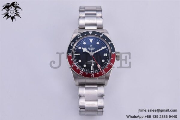 Black Bay GMT Pepsi Blue/Red Bezel ZF 1:1 Best Edition on SS Bracelet A2836 - Image 2