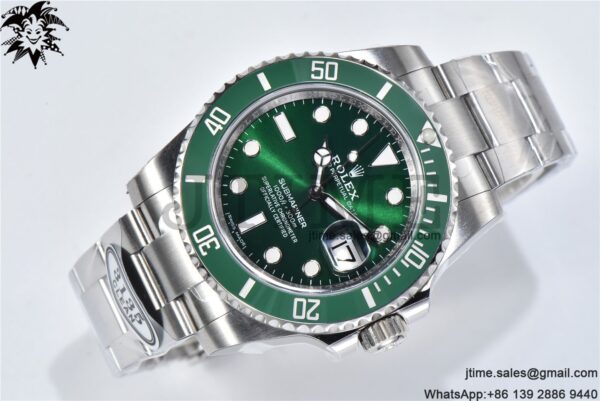Submariner 116610 LV Green Ceramic Clean Factory 1:1 Best Edition 904L SS Case and Bracelet VS3135 - Image 7