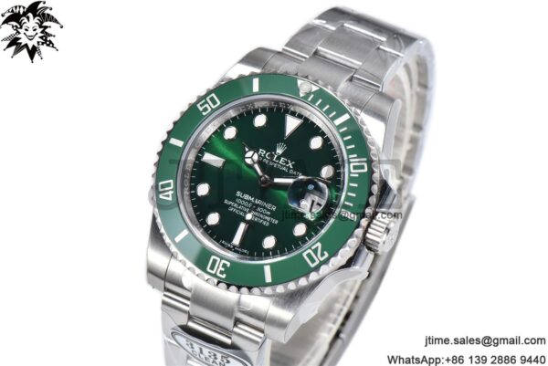 Submariner 116610 LV Green Ceramic Clean Factory 1:1 Best Edition 904L SS Case and Bracelet VS3135