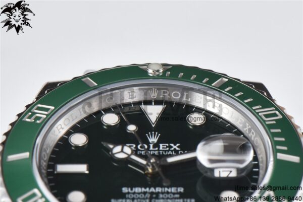 Submariner 116610 LV Green Ceramic Clean Factory 1:1 Best Edition 904L SS Case and Bracelet VS3135 - Image 6