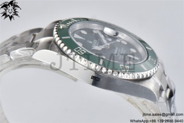 Submariner 116610 LV Green Ceramic Clean Factory 1:1 Best Edition 904L SS Case and Bracelet VS3135 - Image 10