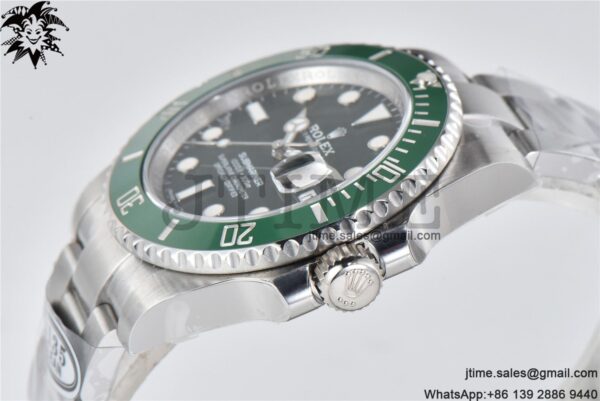 Submariner 116610 LV Green Ceramic Clean Factory 1:1 Best Edition 904L SS Case and Bracelet VS3135 - Image 9
