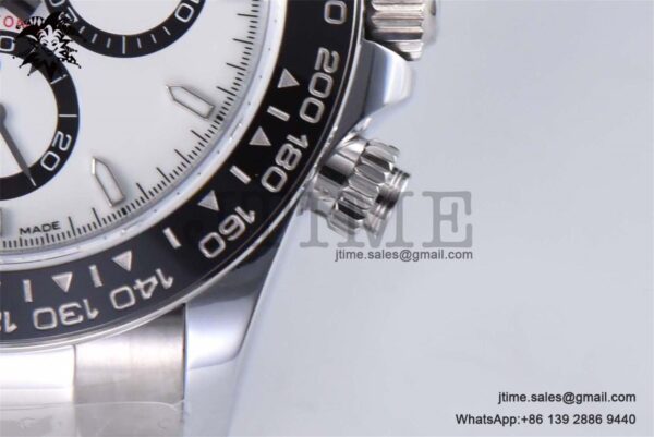 Daytona 126500 QF 1:1 Best Edition 904L Steel White Dial on SS Braclet SA4131 - Image 11
