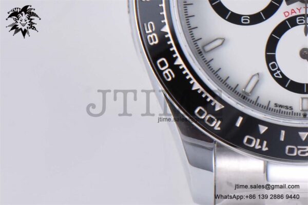 Daytona 126500 QF 1:1 Best Edition 904L Steel White Dial on SS Braclet SA4131 - Image 10