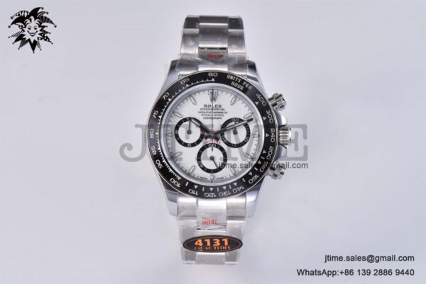 Daytona 126500 QF 1:1 Best Edition 904L Steel White Dial on SS Braclet SA4131 - Image 3