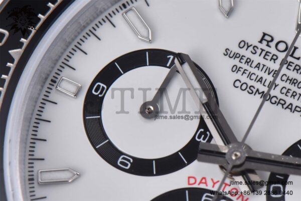 Daytona 126500 QF 1:1 Best Edition 904L Steel White Dial on SS Braclet SA4131 - Image 12