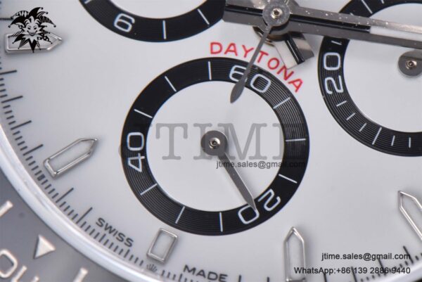 Daytona 126500 QF 1:1 Best Edition 904L Steel White Dial on SS Braclet SA4131 - Image 13