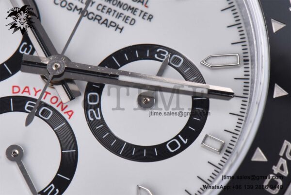 Daytona 126500 QF 1:1 Best Edition 904L Steel White Dial on SS Braclet SA4131 - Image 17