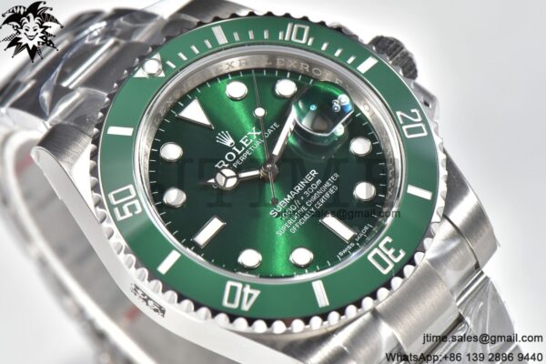 Submariner Hulk 116610 LV Green Ceramic ARF 1:1 Best Edition 904L SS Case and Bracelet VS3135 - Image 5