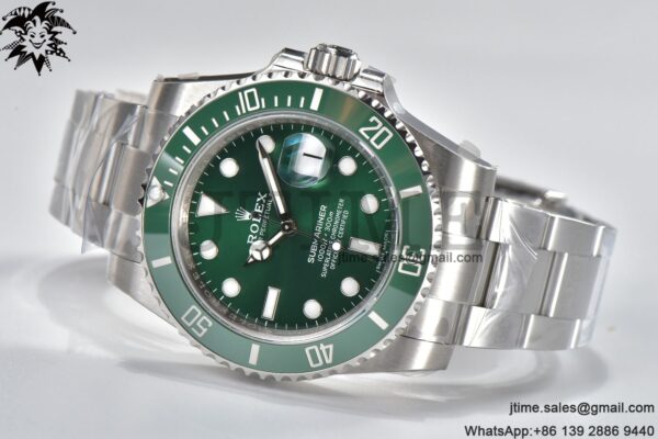 Submariner Hulk 116610 LV Green Ceramic ARF 1:1 Best Edition 904L SS Case and Bracelet VS3135 - Image 6