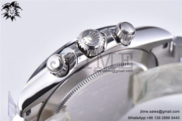 Daytona 116500 Noob 1:1 Best Edition 904L SS Case and Bracelet White Dial SA4130 V4 - Image 7