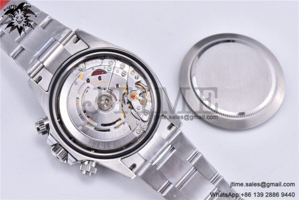 Daytona 116500 Noob 1:1 Best Edition 904L SS Case and Bracelet White Dial SA4130 V4 - Image 13