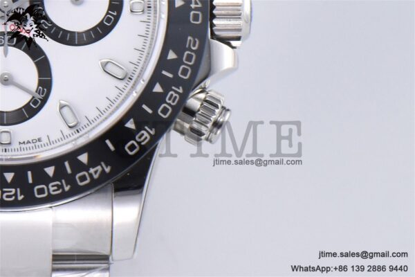Daytona 116500 APSF 1:1 Best Edition 904L SS Case and Bracelet White Dial SH4130 - Image 6