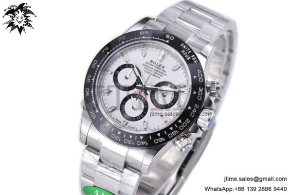 Daytona 116500 APSF 1:1 Best Edition 904L SS Case and Bracelet White Dial SH4130