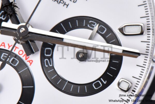 Daytona 116500 APSF 1:1 Best Edition 904L SS Case and Bracelet White Dial SH4130 - Image 8