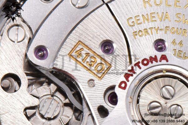 Daytona 116500 APSF 1:1 Best Edition 904L SS Case and Bracelet White Dial SH4130 - Image 28