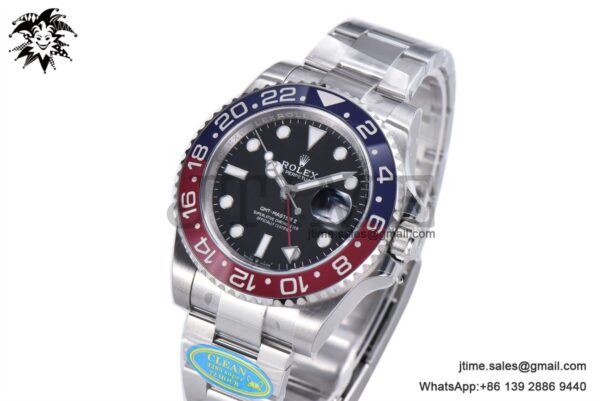 GMT-Master II 126710 BLRO Red/Blue Ceramic 904L Steel Clean Factory Best Edition on Oyster Bracelet DD3285 CHS (New Bezel Insert)