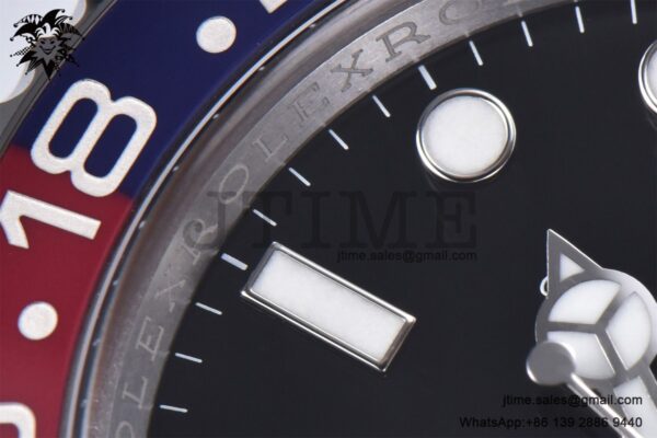 GMT-Master II 126710 BLRO Red/Blue Ceramic 904L Steel Clean Factory Best Edition on Oyster Bracelet DD3285 CHS (New Bezel Insert) - Image 10
