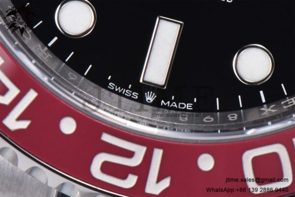 GMT-Master II 126710 BLRO Red/Blue Ceramic 904L Steel Clean Factory Best Edition on Oyster Bracelet DD3285 CHS (New Bezel Insert) - Image 12