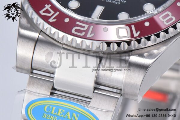 GMT-Master II 126710 BLRO Red/Blue Ceramic 904L Steel Clean Factory Best Edition on Oyster Bracelet DD3285 CHS (New Bezel Insert) - Image 13