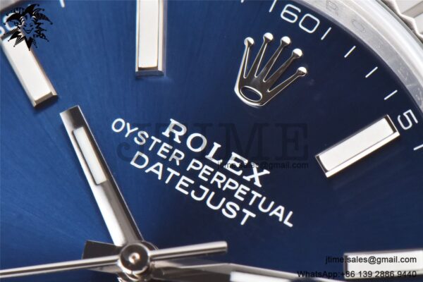DateJust 126334 904L SS Clean Factory Best Edition Blue Dial on Oyster Bracelet S3235 - Image 5