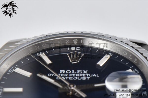 DateJust 126334 904L SS Clean Factory Best Edition Blue Dial on Oyster Bracelet S3235 - Image 9