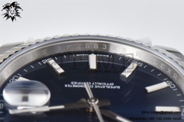 DateJust 126334 904L SS Clean Factory Best Edition Blue Dial on Oyster Bracelet S3235 - Image 10
